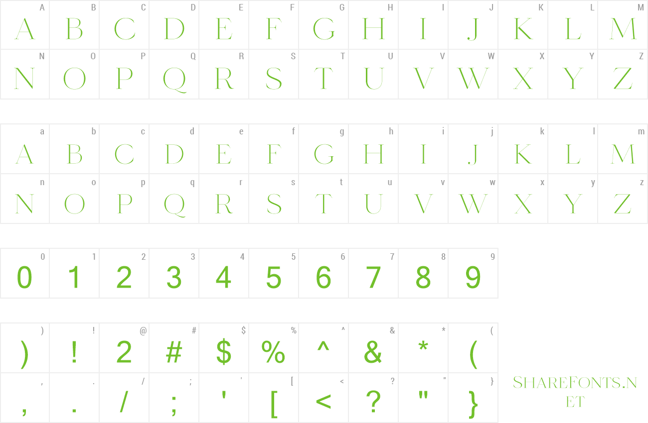 Font Lovalina preview